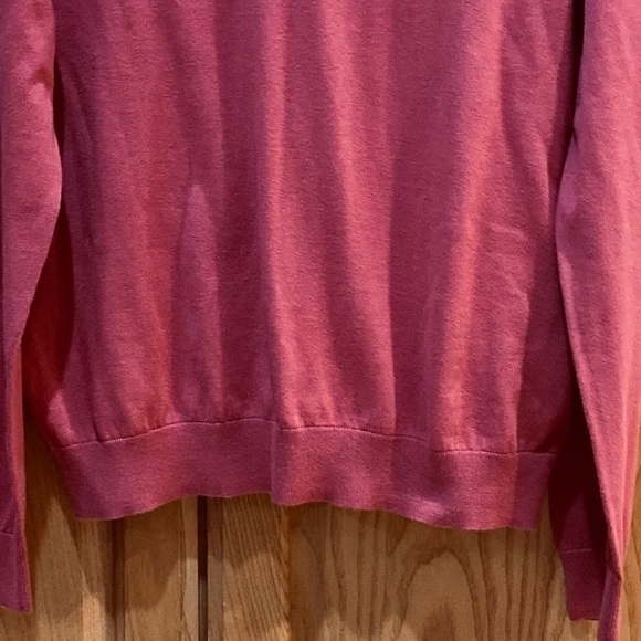 BLOOMINGDALE'S Men's Cotton V-Neck Long Sleeve Sweater Size Large - EUC - Picture 4 of 6